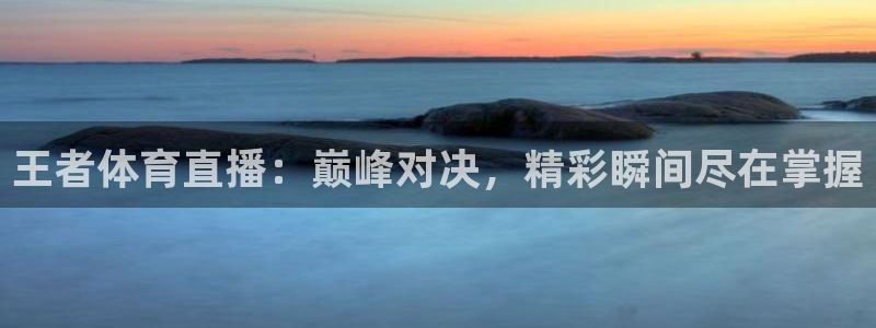王者体育直播：巅峰对决，精彩瞬间尽在掌握